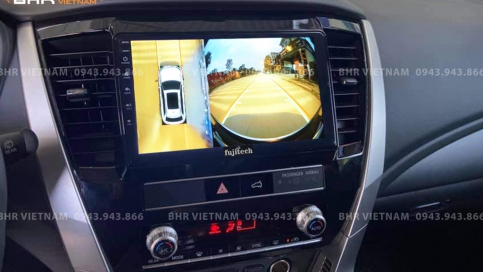 Màn hình DVD Android liền camera 360 Mitsubishi Pajero Sport 2018 - nay | Fujitech 360 